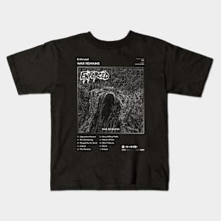 Enforced - War Remains Tracklist Album Kids T-Shirt